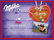 Personalisierte Milka Pralinen, zuckers&uuml;&szlig;e Idee!