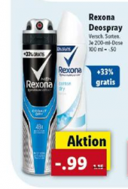 Rexona Deos bei LIDL