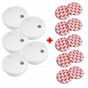 5er Set Rauchmelder inkl. Magnethalterung 10 Jahre Batterie