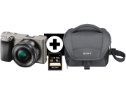 SONY Alpha 6000 LH Kit Systemkamera, 24.3 Megapixel, Full HD