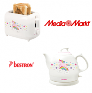 Wasserkocher oder Toaster mit zuckers&uuml;&szlig;en Einh&ouml;rnern f&uuml;r nur 35 bzw. 25 Euro! 