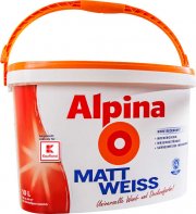 Alpina Wandfarbe Mattwei&szlig; bei Kaufland f&uuml;r 14,99&euro; anstatt 29,95&euro;