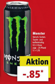 Monster Energy bei LIDL