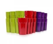 Becher-Set aus Melamin 18 teilig bei Bluespoon f&uuml;r 14,99&euro; anstatt 23,99&euro;