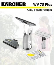 K&auml;rcher WV 75 Plus Fenstersauger Fensterreiniger Fensterwischer