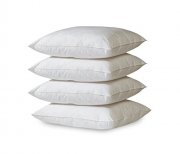 GOLD STERN 4 x Polyester Vlies F&uuml;llkissen 40x40 cm wei&szlig; | Inlett Kissen 30&deg; waschbar 