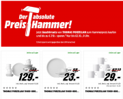 Porzellan PREISHAMMER &uuml;ber die h&auml;fte sparen bei Thomas Porzellan mit MediaMarkt 