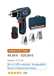  Bis zu 50% reduziert: Ausgew&auml;hlte Bosch Professional Artikel