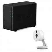 Komplettset 1 x FOSCAM C2 HD und Synology NVR216 4 Kanal Netzwerk Videorekorder