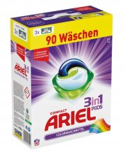 Ariel 3 in 1 Pods Colorwaschmittel, 1er Pack (1 x 90 Waschladungen)