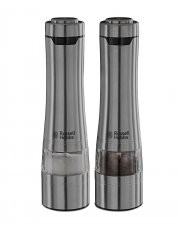 Russell Hobbs Classics Salz- und Pfefferm&uuml;hle mit elektrischem Keramikmahlwerk, Edelstahl