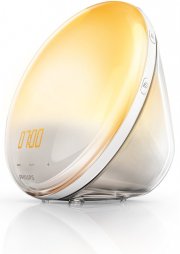 Philips HF3520/01 Wake-Up Light (Sonnenaufgangfunktion, digitales FM Radio, Tageslichtwecker) 