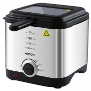 Aicok 1.5L Fritteuse Temperaturkontrolle und Abnehmbarer Deckel f&uuml;r 21&euro;