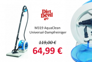 Dirt Devil Aqua Clean Dampfreiniger bei Woolworth f&uuml;r 64,99&euro; anstatt 119,99&euro;