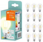 12er-Pack LEDVANCE E27 LED Lampen mit Bluetooth warmweiss