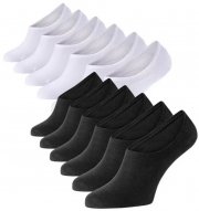 12er Pack Nordcap Socken f&uuml;r Damen und Herren in schwarz oder wei&szlig;