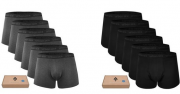 12er Pack urban ace Herren Boxershorts 95% Baumwolle