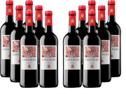 12er-Paket - Casa Roja - Tempranillo - spanischer Rotwein