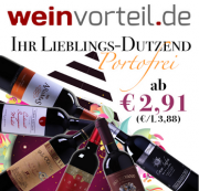 12er Vorteilspakete an leckeren Tr&ouml;pfchen jetzt schnell bei Weinvorteil jetzt Portofrei bestellen! 