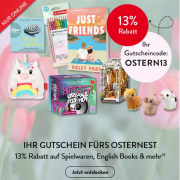 13% Rabatt auf Filme, Musik, B&uuml;cher & H&ouml;rb&uuml;cher, Spielwaren und mehr bei Hugendubel