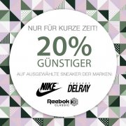 -20% auf Reebok, Nike, Project Delray bei Roland Schuhe