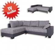 Ecksofa mit Bonell Federkern und Kissen grau bei Roller f&uuml;r 299&euro; anstatt 599,99&euro; 