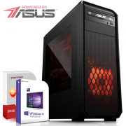 Gamer PC Quad Core Powered by ASUS AMD Ryzen 5 1600 8GB DDR4 1000 GB GTX 1050 TI