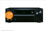 ONKYO TX-NR575E, 7.2 AV-Receiver, Phono-Eingang, Schwarz