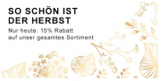 Nur heute 15% sparen! Mit dem Code: MNL-HERBST bei flaconi.de