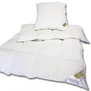 Daunen und Feder Bettenset aus Decke 135x200cm + 80x80cm Kissen &Ouml;kotex