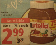 Nutella bei Globus