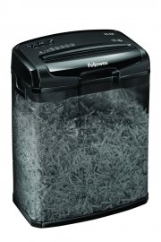 Fellowes Powershred M-6C Aktenvernichter, Schneidleistung - 6 Blatt - Partikelschnitt, schwarz 44,19