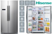 Hisense SBS 562 NA+ Side by Side NoFrost Edelstahl Gefrierkombi f&uuml;r 499&euro; (statt 718&euro;)