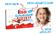 Jetzt eine pers&ouml;nliche kinder Schokolade-H&uuml;lle gestalten!