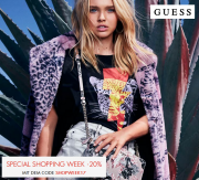 Special Shop Week bei Guess mit 20% Rabatt