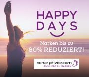 Happy Days bei Vente Privee! Bis zu 80% Rabatt auf Markenprodukte!