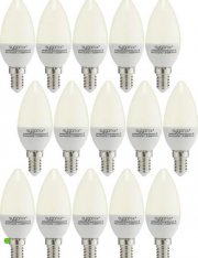 15x E14 LED Lampe 3 Watt Warmwei&szlig; Sygonix