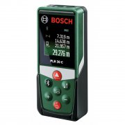 Bosch Digitaler Laser Entfernungsmesser PLR 30 C mit App-Funktion und 30m Messweite