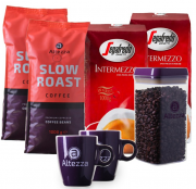Exklusives Vergleichspaket je 2 kg Segafredo und Altezza Kaffeebohnen + Extras gratis nur 45,99 Euro