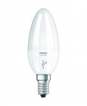 Osram Lightify Classic B LED-Gl&uuml;hlampe Kerzenform Tunable White, 6 Watt, E14, matt,, Dimmbar