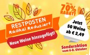 -70% auf Weine bei Weinvorteil ab 2,49&euro; pro Flasche
