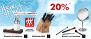 Karstadt Wochenendknaller: 20 % Rabatt auf K&uuml;chenartike,l Fitnessbekleidung + weitere Rabatte