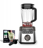 Philips HR3865/00 Power Standmixer , 45000 U/min., ProBlend Extreme 2000 W, edelstahl