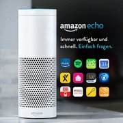 Amazon Echo, Wei&szlig; (Vorherige Generation) f&uuml;r 99,99 statt 179,99
