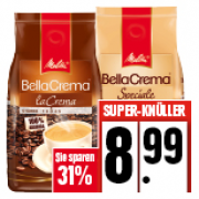 Melitta Bella Crema versch.Sorten ganze Bohne bei Edeka f&uuml;r 8,99&euro; 