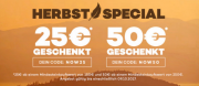 Herbst-Special bei Planet Sports! 25 Euro-Gutschein bei 150 Euro Bestellwert 