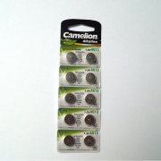 10 x Knopfzellen Alkaline Uhrenbatterien Camelion AG13 LR44
