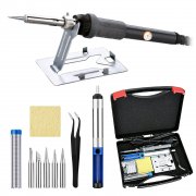 L&ouml;tkolben Set, HoLife L&ouml;tset60W L&ouml;tstation Temperatur Einstellbar 200&deg;C-450&deg;C mit 5 L&ouml;tspitzen