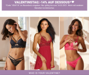 14% Rabatt auf alle Dessous bei Lascana