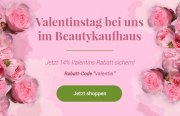  14% Rabatt auf alle Produkte im Beautykaufhaus